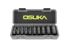 ชุดลูกบล็อกกระแทกยาว 1/2"  OSAF3211  (10ลูก/ชุด)