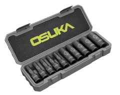 ชุดลูกบล็อกกระแทกยาว 1/2"  OSAF3211  (10ลูก/ชุด)