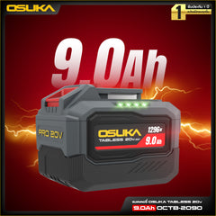 แบตเตอรี่ 20v Tabless 9.0Ah OCTB-2090