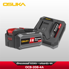 เช็ทแบต+แท่นชาร์จ OCB-208-4A